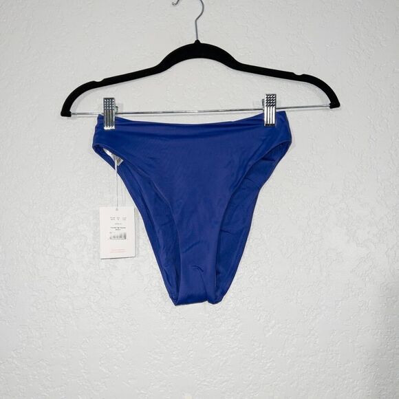 NWT Andie Lapis Blue 90’s High Waisted Swim Bottom Size XS - Picture 2 of 5